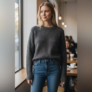 Banana Republic Wool Sweater.  Grey.  Size S.